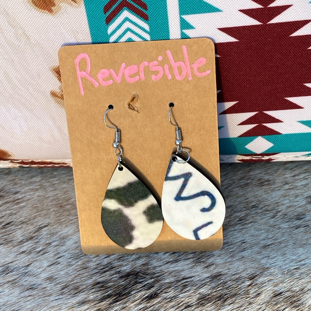 Reversible Teardrop Earrings